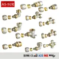 Brass Tube Plumbing Hose Compression Pipe Fittings